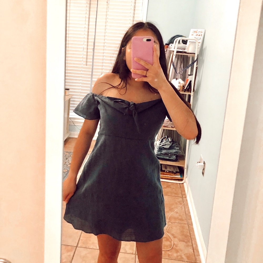 Off-the-Shoulder Mini Dress